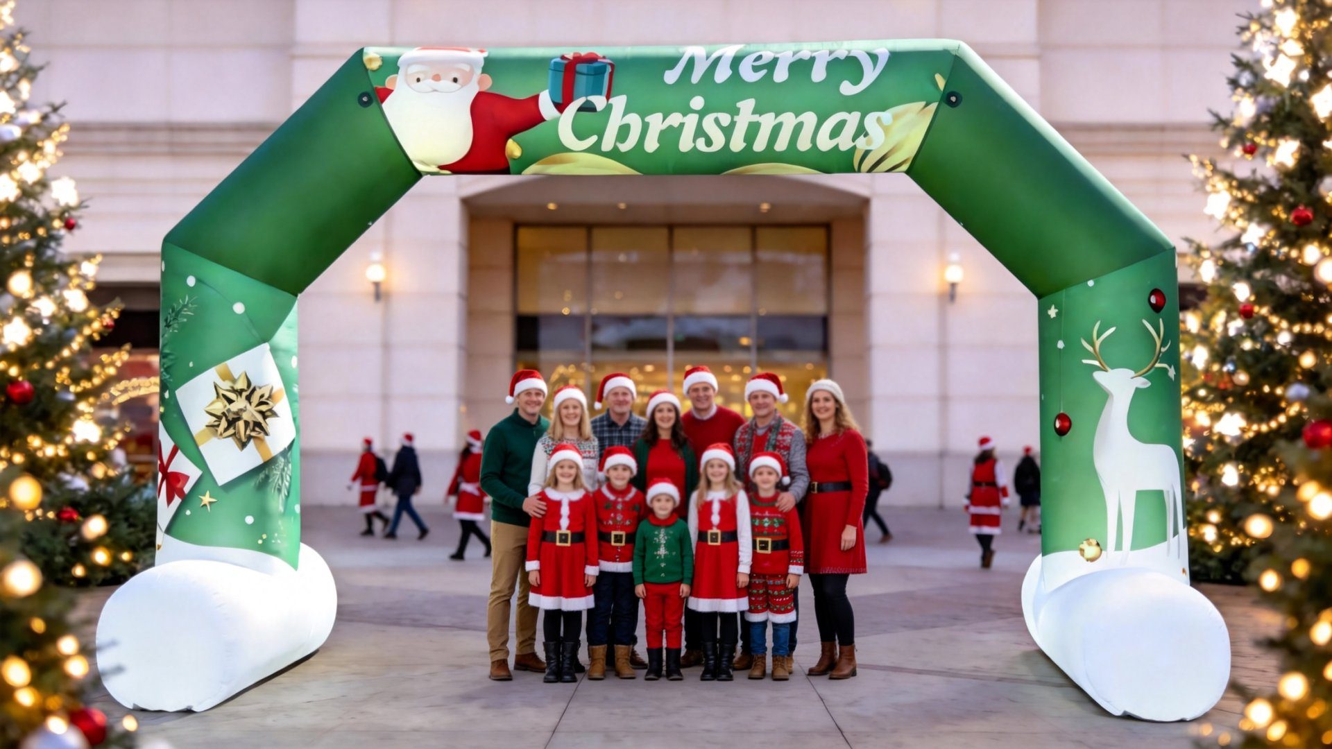 20Ft Christmas Inflatable Arch